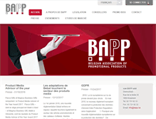 Tablet Screenshot of bapp.be
